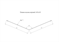 Чертёж планки